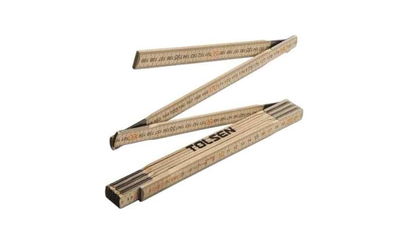 Tolsen tol1111-35046 Wooden Folding Ruler 2m