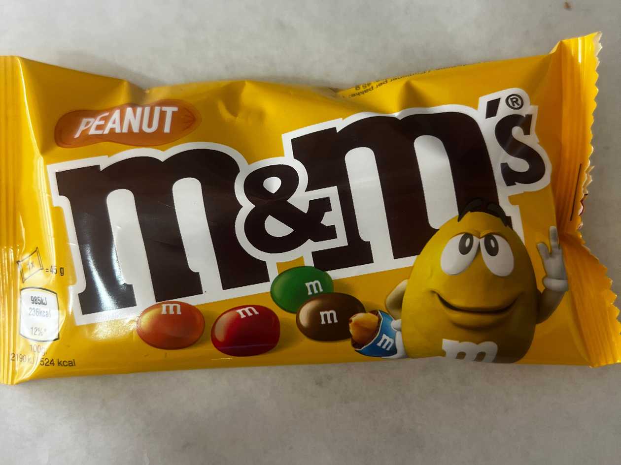 M & Ms peanut