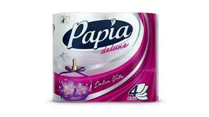 Papia 3-Ply Toilet Paper, 4 Rolls