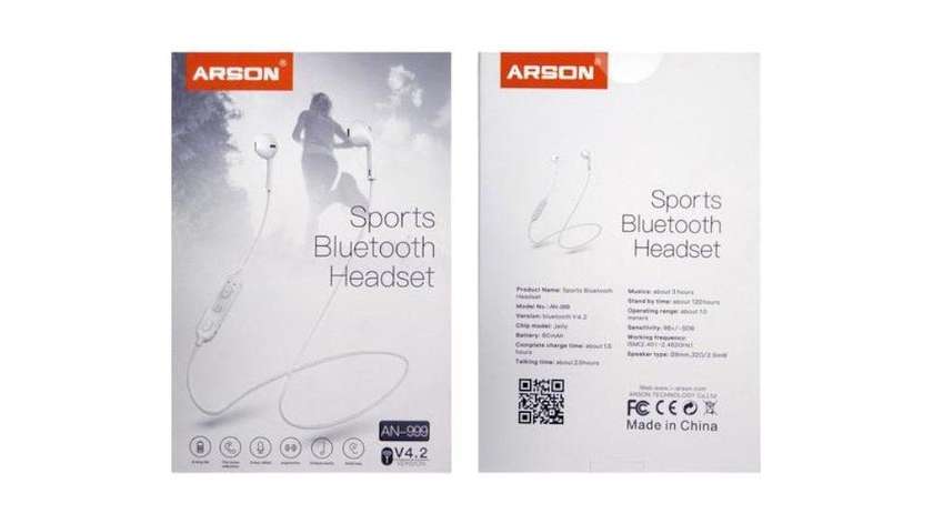 Arson Sports Bluetooth Headset AN-999 V4.2