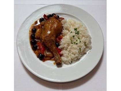 1) Pečené kuřecí stehno