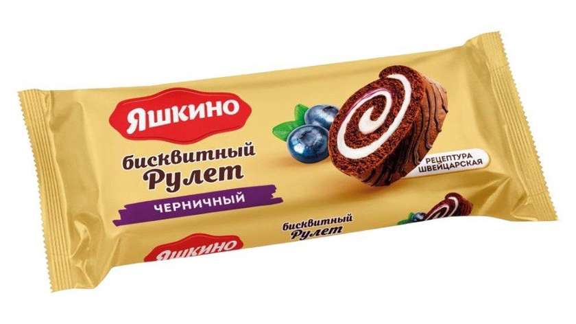 Yashkino Blueberry Roll 200g