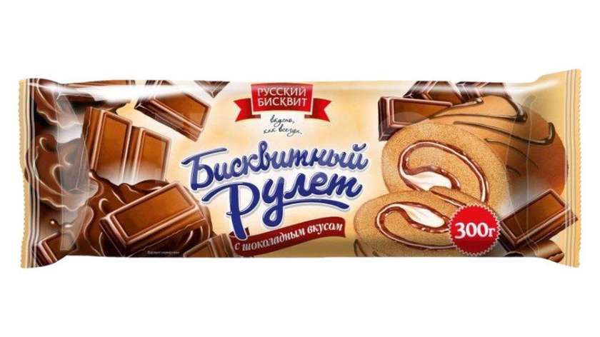 Russian Chocolate Swiss Roll 300g