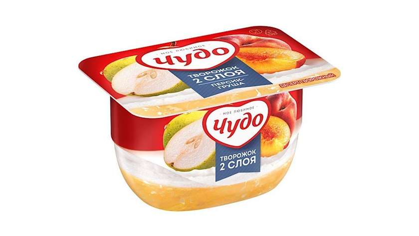 Chudo Curd Peach-Pear 100g