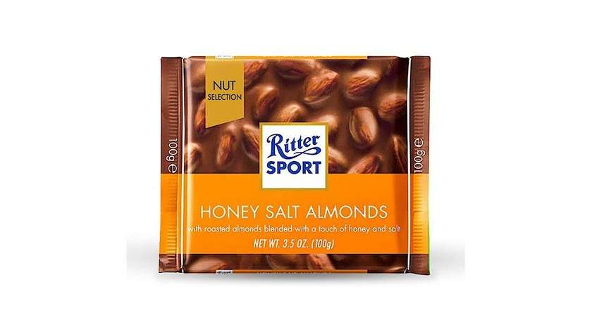 Ritter Sport Honey Salted Almonds 100g