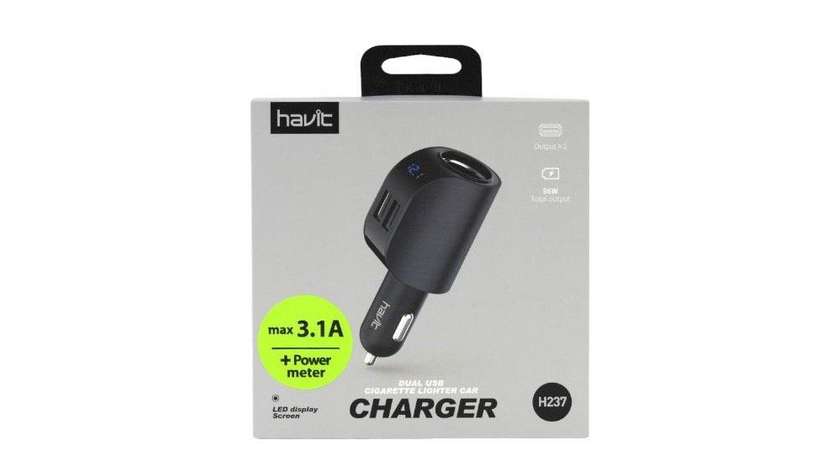 Havit Dual USB Cigarette Lighter Car Charger
