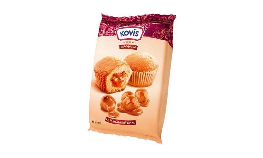 Kovis Muffin 6-pack with Boiled Condensed Milk