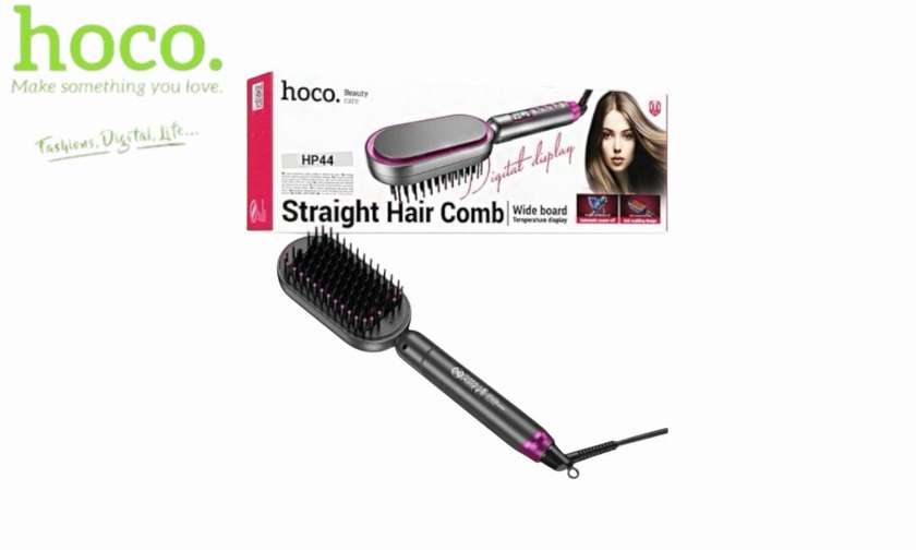 HOCO HP44 electric straightening hair comb with digital display (EU)