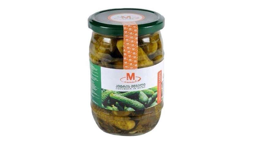 Marinated Marneuli Cucumbers 1000g