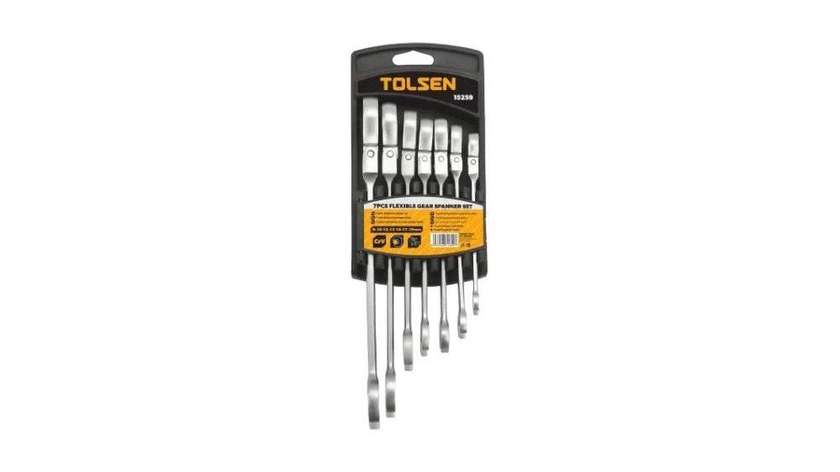 Tolsen tol400-15259 Wrench Set 7 pcs with movable head