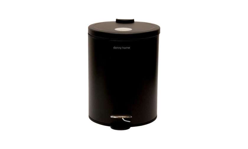 Danny Home Trash Can 20.8x25.5x31.8cm/ 5L Black