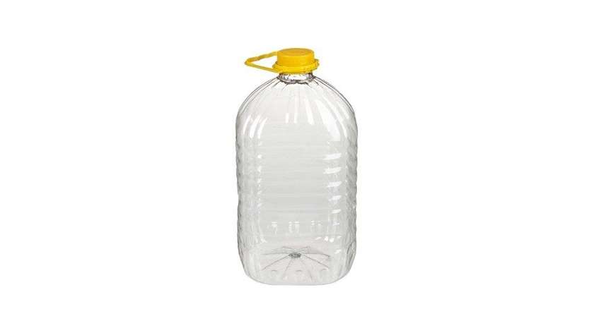 Empty 5-Liter Plastic Bottle