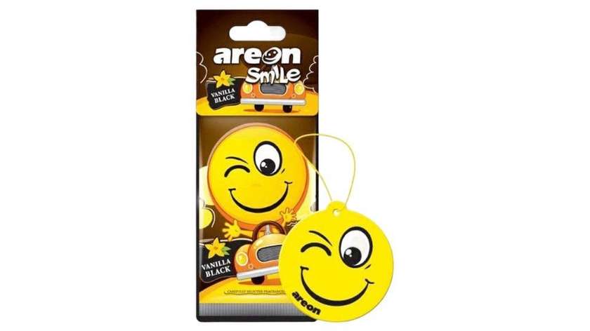 Areon Smile Vanilla Black Air Freshener