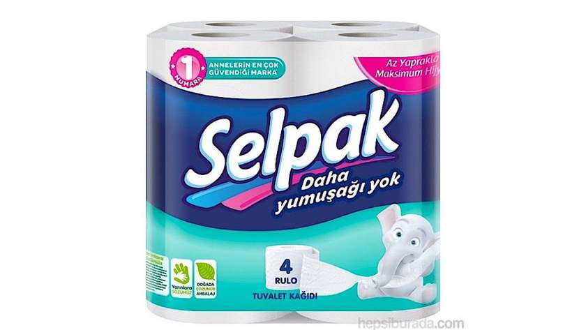 Selpak Toilet Paper 4 Rolls 3-Ply