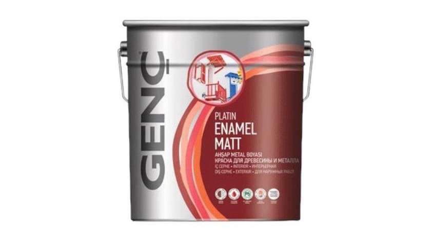 Gence platinum enamel matt white 2.5l