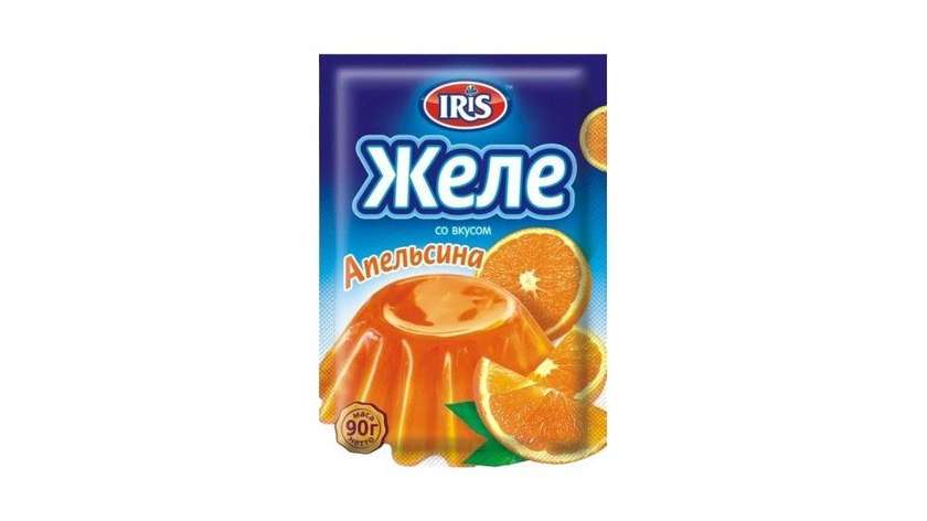 Iris Orange Flavored Jelly 90g