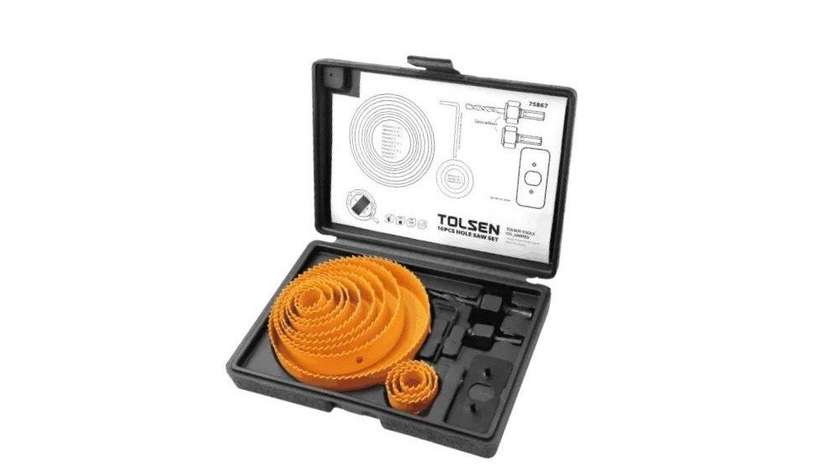 Tolsen 8-Piece Hole Saw Set 75867