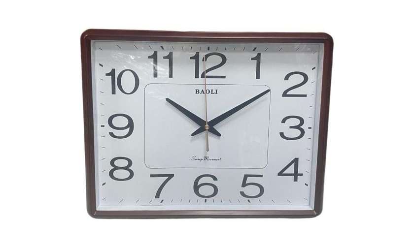 Large Brown Wall Clock