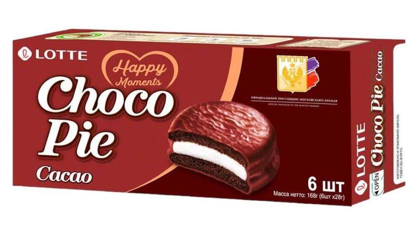 Choco Pie Happy Moments Cocoa 6pcs