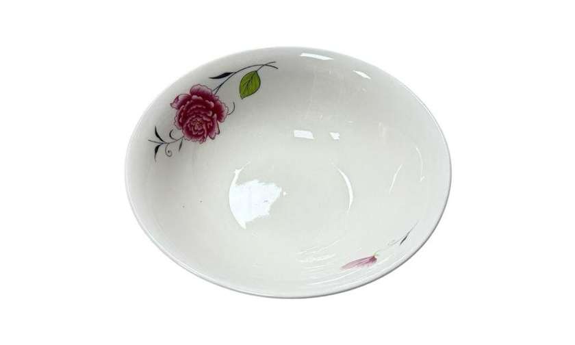 Bowl with pink flower