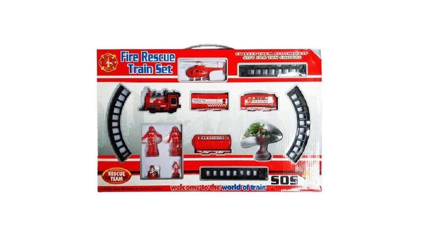 Fire rescue train set