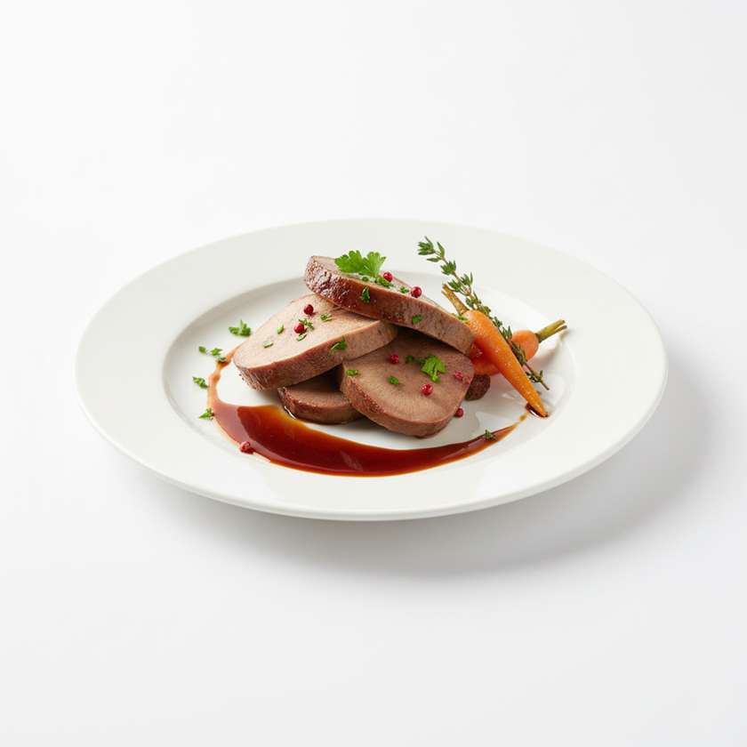 Stewed pork tongue