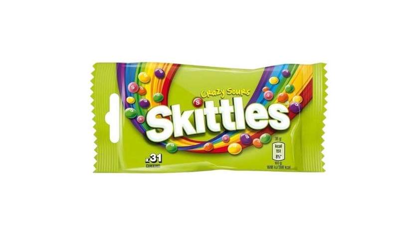 Skittles Raspberry, Pineapple, Mandarin, Cherry & Apple Flavored Candies 38g