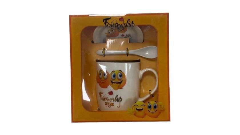 Cup with Spoon + Bowl (smile)