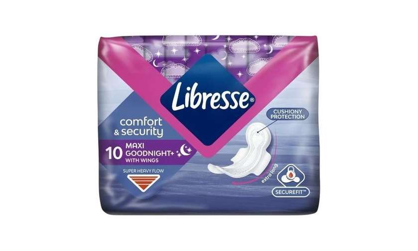 Libresse Comfort & Security Maxi Night+ Sanitary Pads