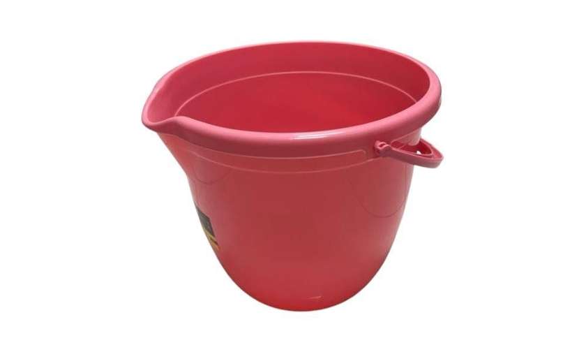 Pink Plastic Bucket 13L