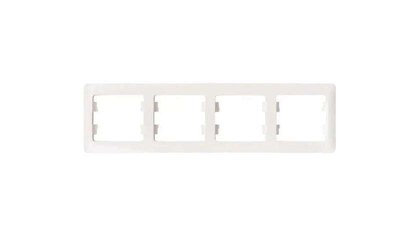 Almera 4-Gang Vertical Frame, White