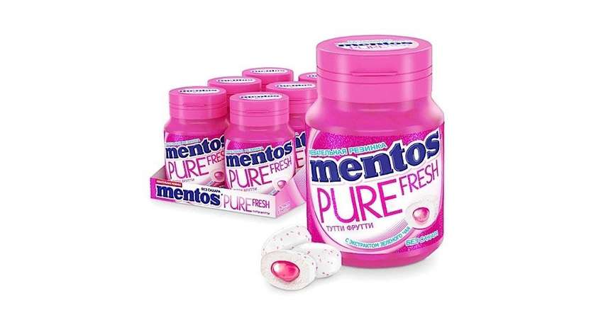 Mentos Tutti-Frutti Chewing Gum 54g