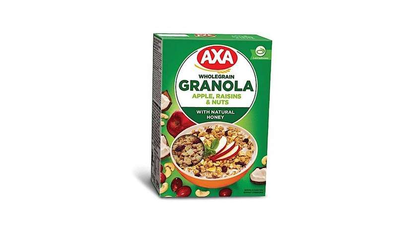 Axa Granola with Apple, Raisins, and Nuts 270g