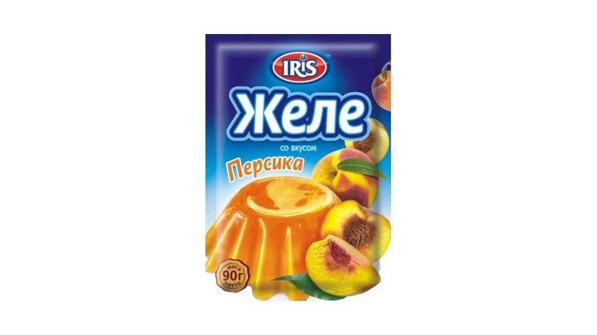 Iris Peach Flavored Jelly 90g
