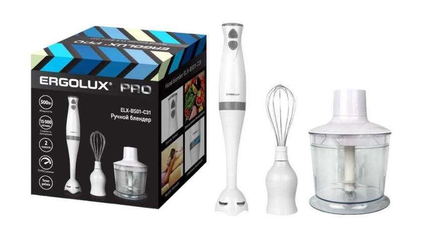 Ergolux elx-bs01-c31 Hand Blender