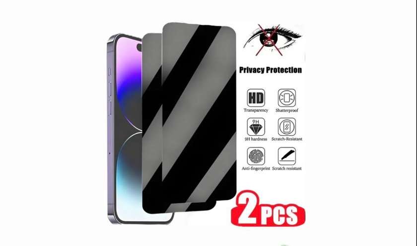 iPhone Full Cover Privacy Screen Protector 2 pieces 9