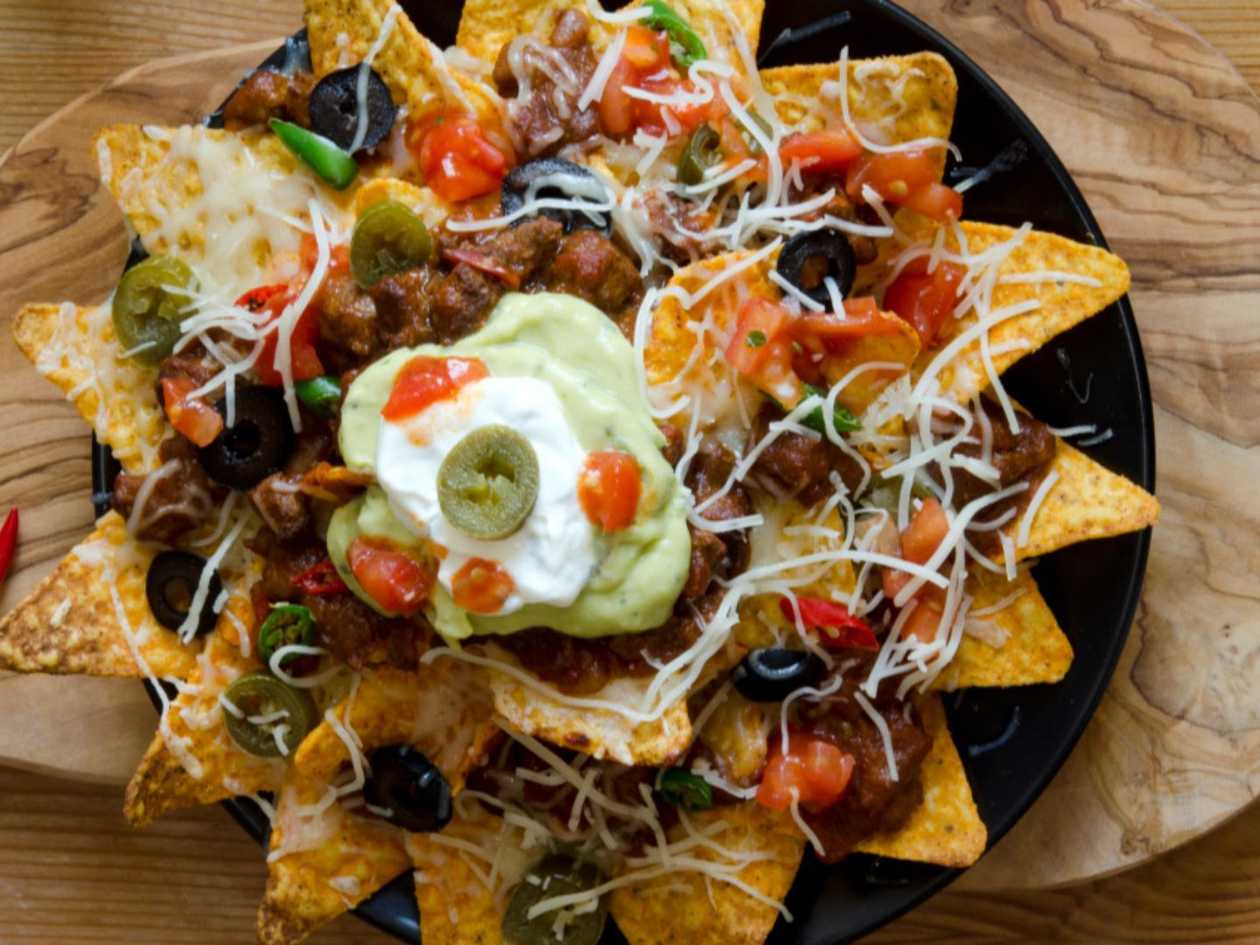 Nachos + polévka
