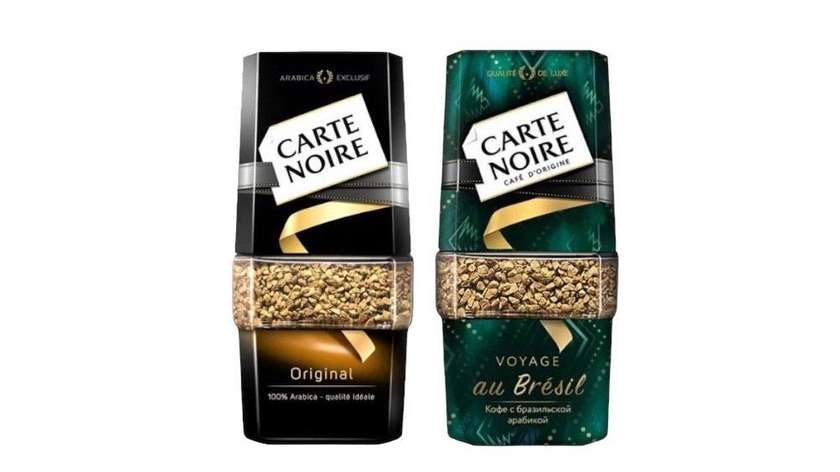 Carte Noire voyage 90gr + original 95gr