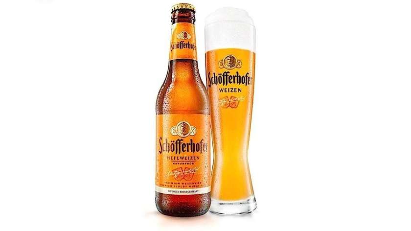Schöfferhofer Unfiltered Wheat Beer 0.5 Glass Bottle