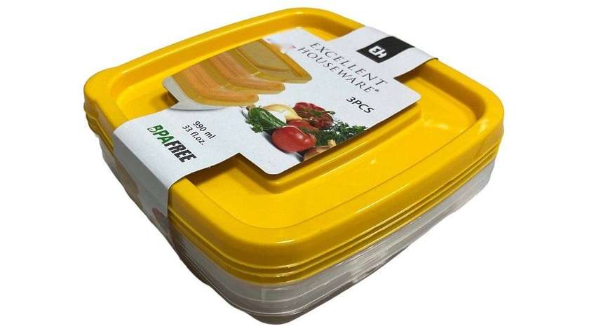 Container Set 990ml 3 Pieces