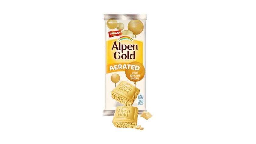 Alpen Gold Aerated White Chocolate 80g