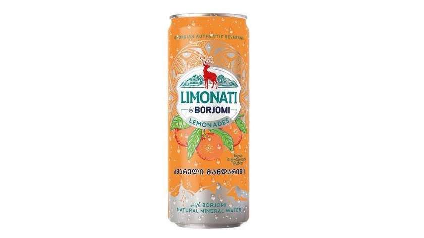 Borjomi Lemonade Ajarian Mandarin Can 330ml