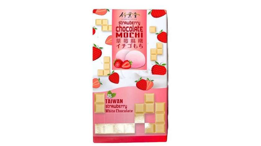 Strawberry mochi with chocolate 120g