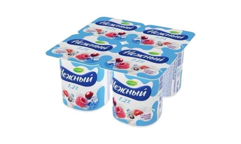 Nizhny Light Yogurt Forest Berries 0.1% 95g (1 Piece)
