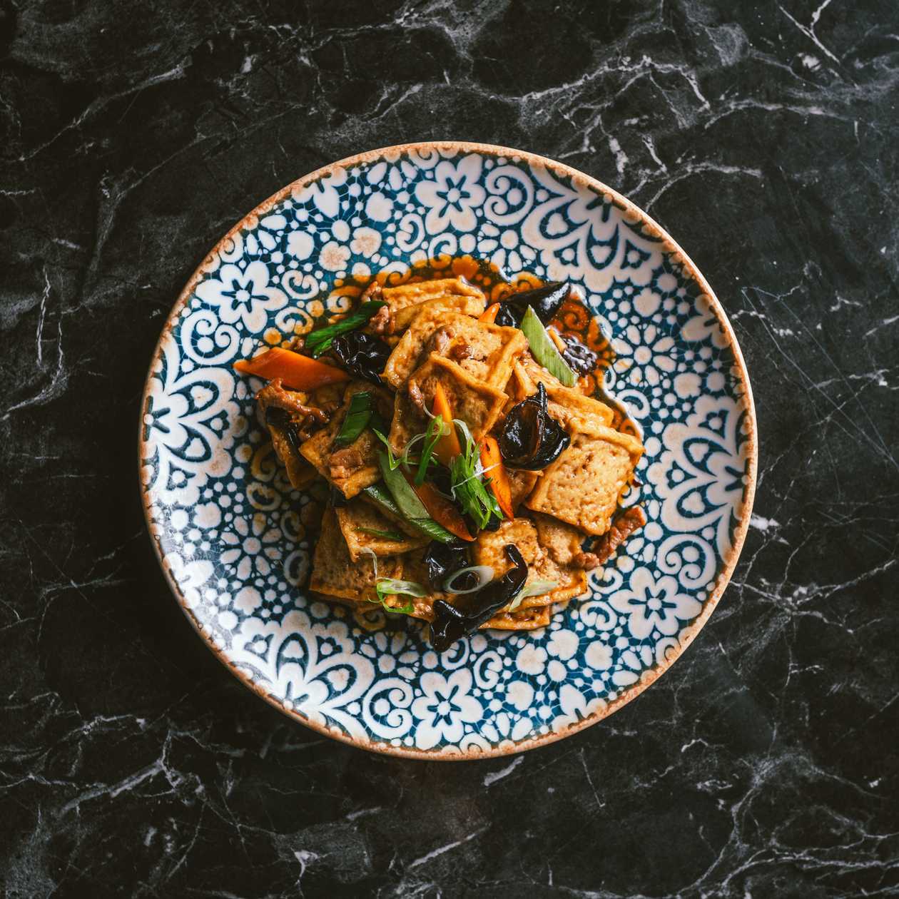 Domáce tofu s bravčovým mäsom