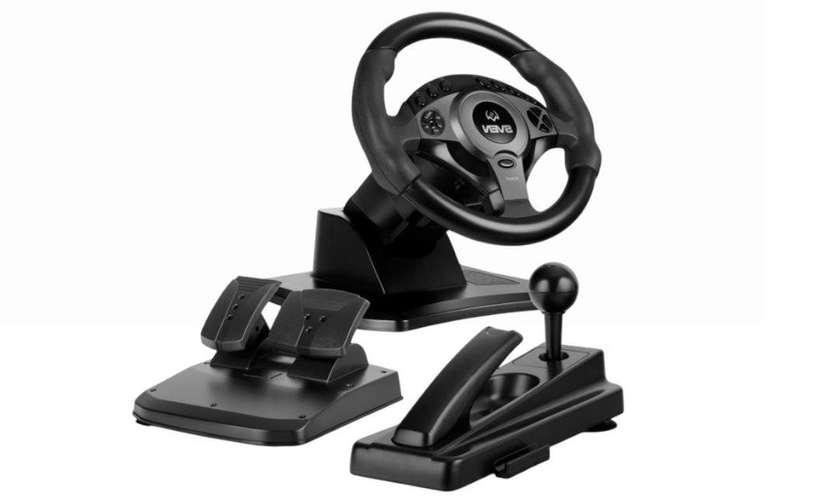 SVEN GC-W750 gaming wheel with shift lever