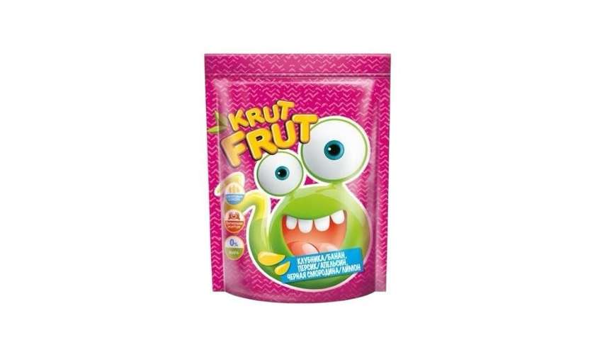 Krut Fruit Chewy Marmalade Snakes with Sour Taste 200g