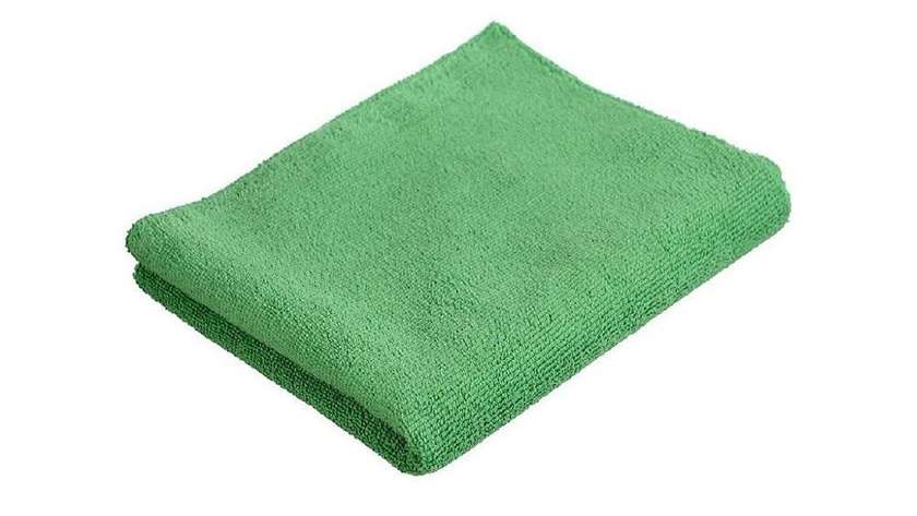 Green Microfiber Car Cloth 40*40