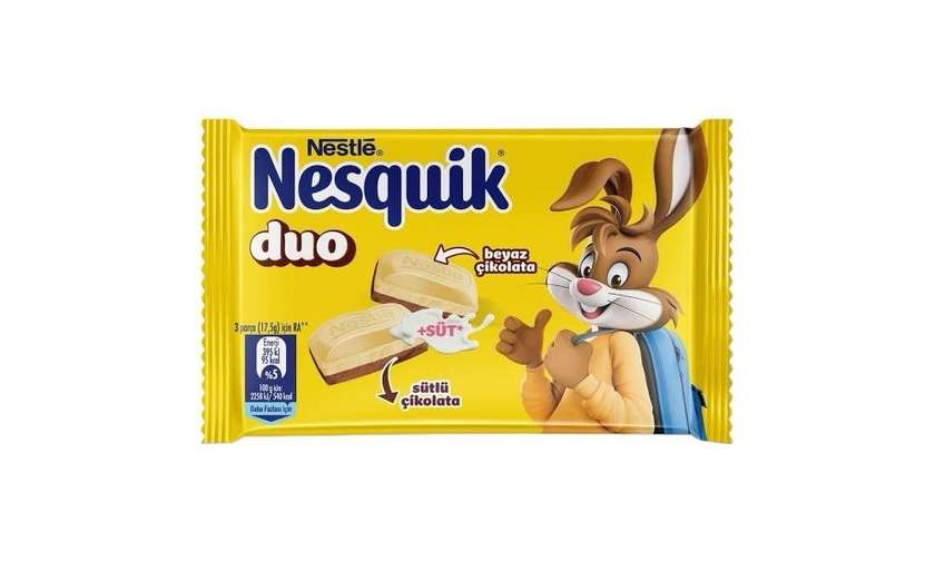 Nesquik Duo Milk Chocolate 70g
