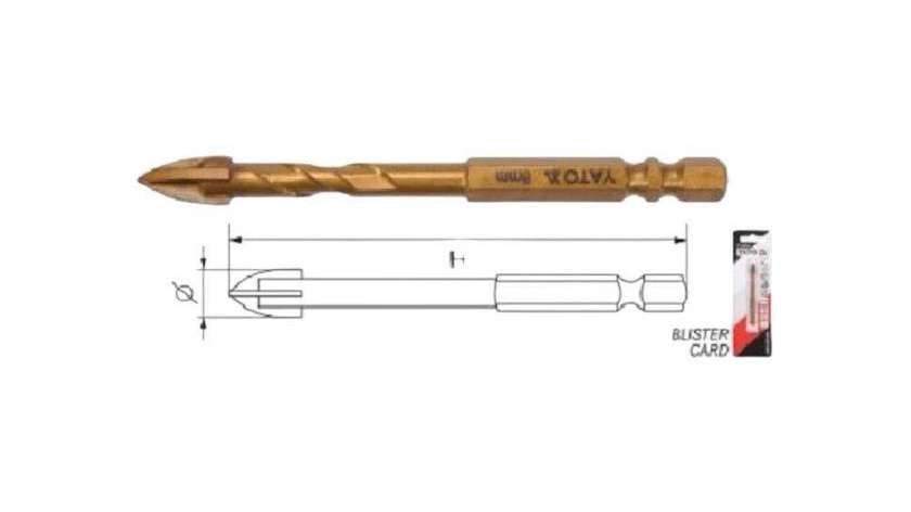 Ceramic Drill Bit 6mm yt-44803